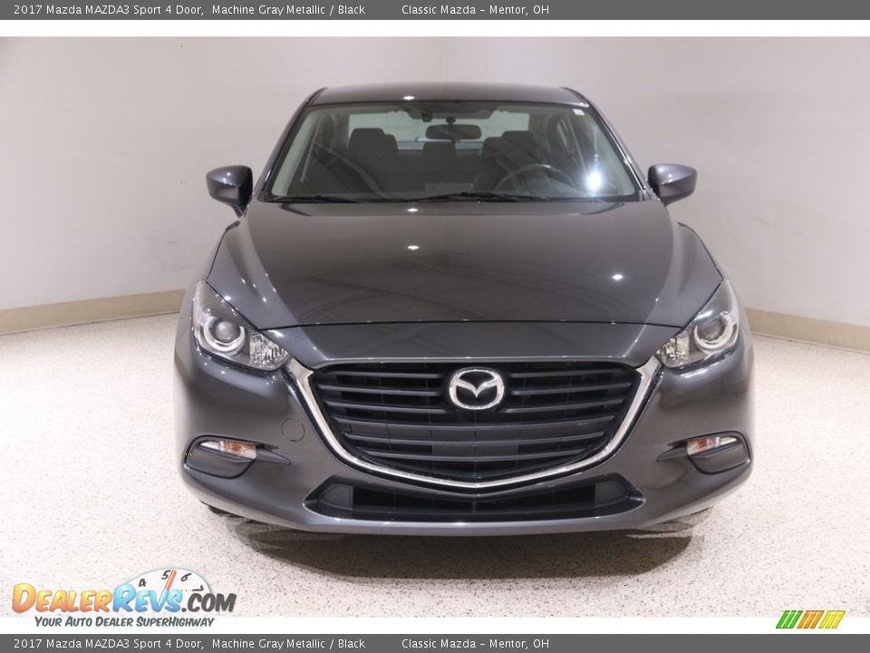 2017 Mazda MAZDA3 Sport 4 Door Machine Gray Metallic / Black Photo #2