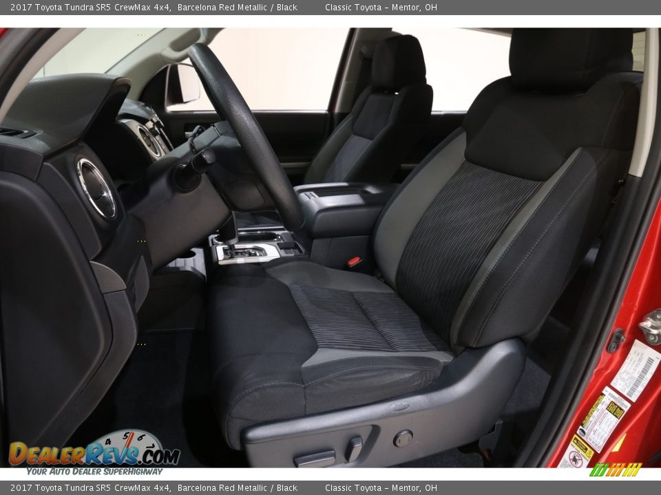 2017 Toyota Tundra SR5 CrewMax 4x4 Barcelona Red Metallic / Black Photo #5