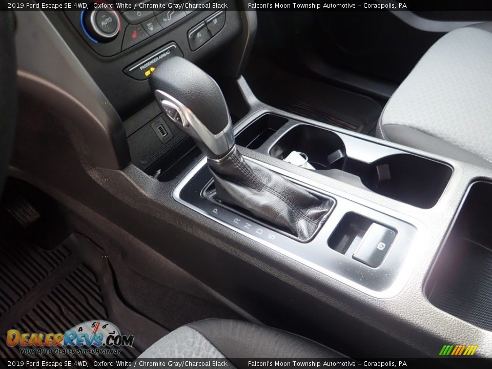 2019 Ford Escape SE 4WD Oxford White / Chromite Gray/Charcoal Black Photo #21