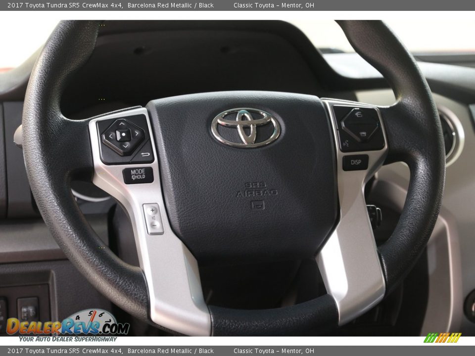 2017 Toyota Tundra SR5 CrewMax 4x4 Barcelona Red Metallic / Black Photo #7