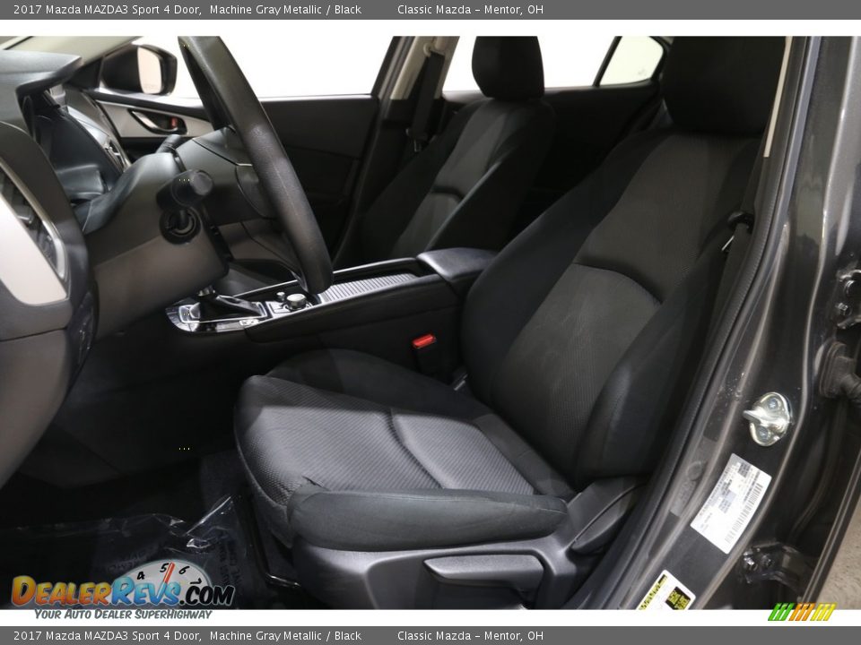 2017 Mazda MAZDA3 Sport 4 Door Machine Gray Metallic / Black Photo #5