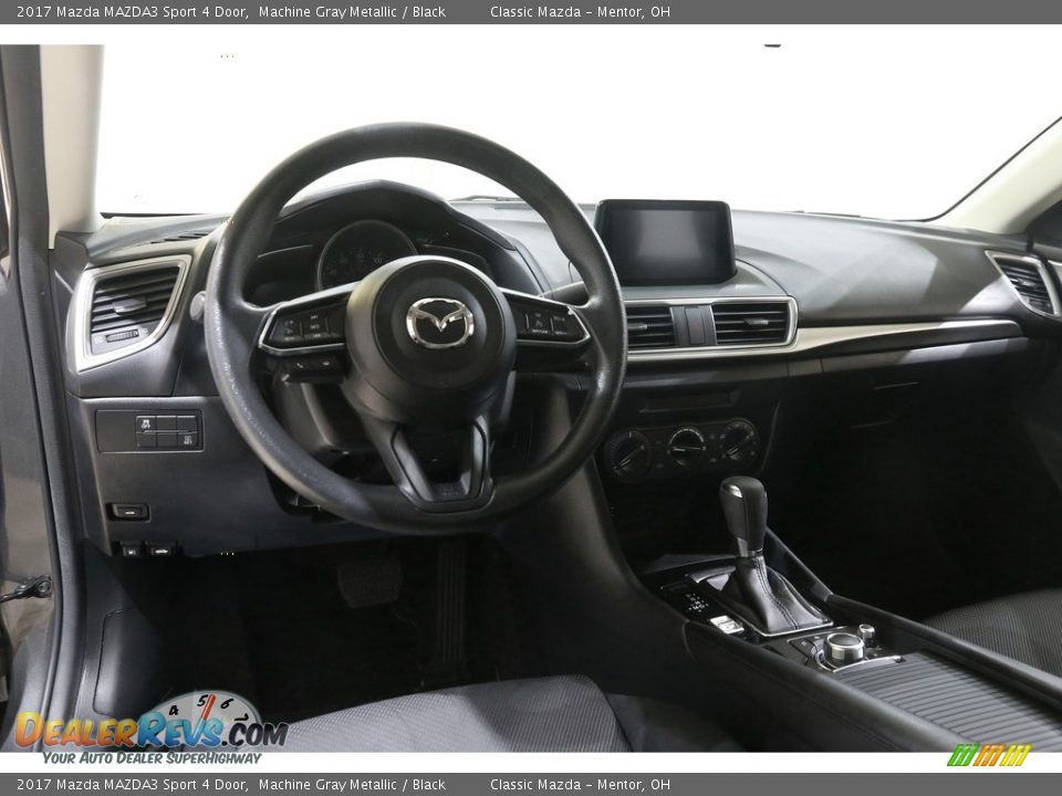 2017 Mazda MAZDA3 Sport 4 Door Machine Gray Metallic / Black Photo #6