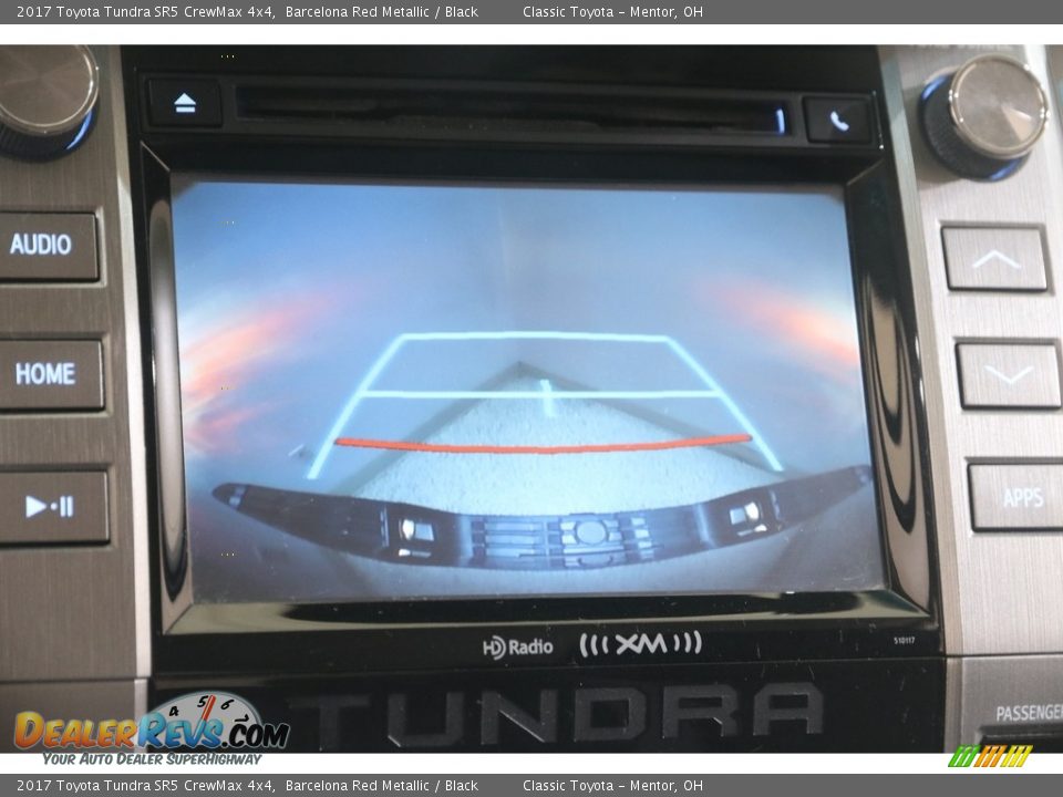2017 Toyota Tundra SR5 CrewMax 4x4 Barcelona Red Metallic / Black Photo #12