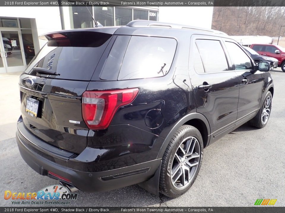 2018 Ford Explorer Sport 4WD Shadow Black / Ebony Black Photo #2