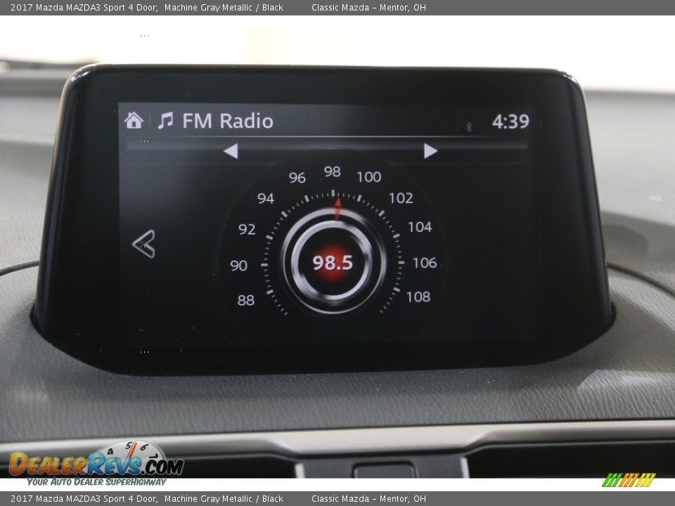 2017 Mazda MAZDA3 Sport 4 Door Machine Gray Metallic / Black Photo #10