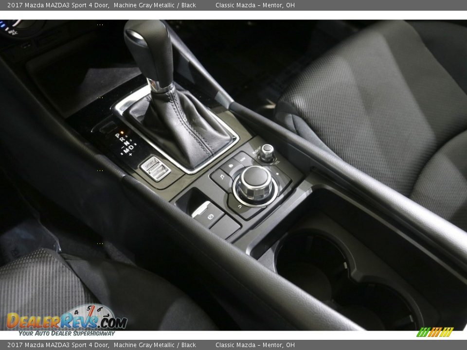 2017 Mazda MAZDA3 Sport 4 Door Machine Gray Metallic / Black Photo #12