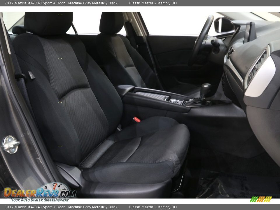 2017 Mazda MAZDA3 Sport 4 Door Machine Gray Metallic / Black Photo #13