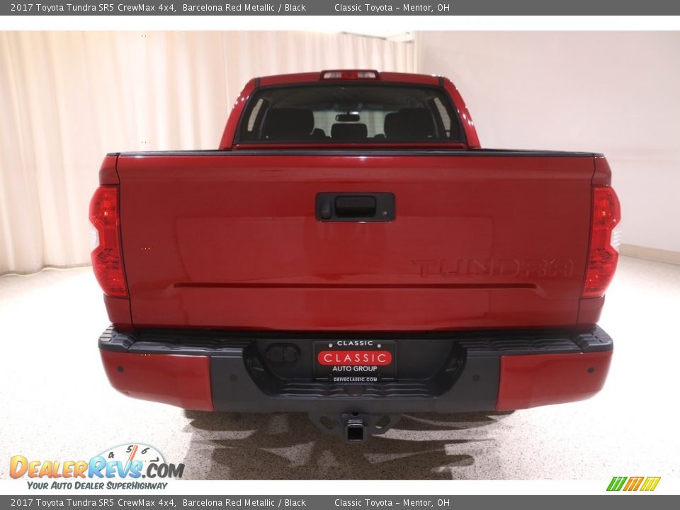 2017 Toyota Tundra SR5 CrewMax 4x4 Barcelona Red Metallic / Black Photo #18