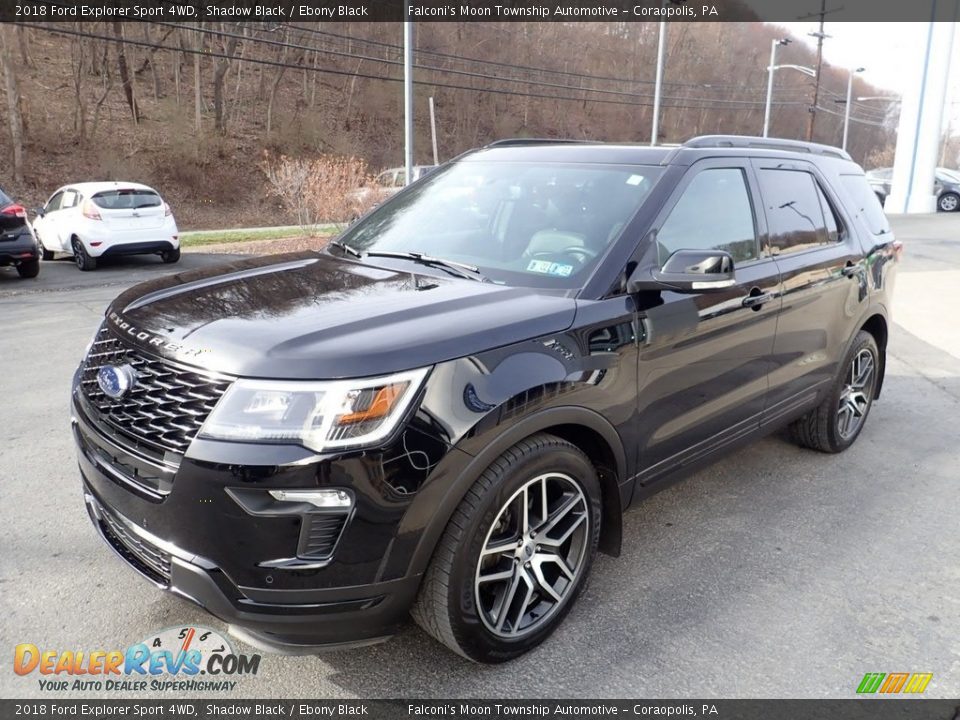 2018 Ford Explorer Sport 4WD Shadow Black / Ebony Black Photo #7