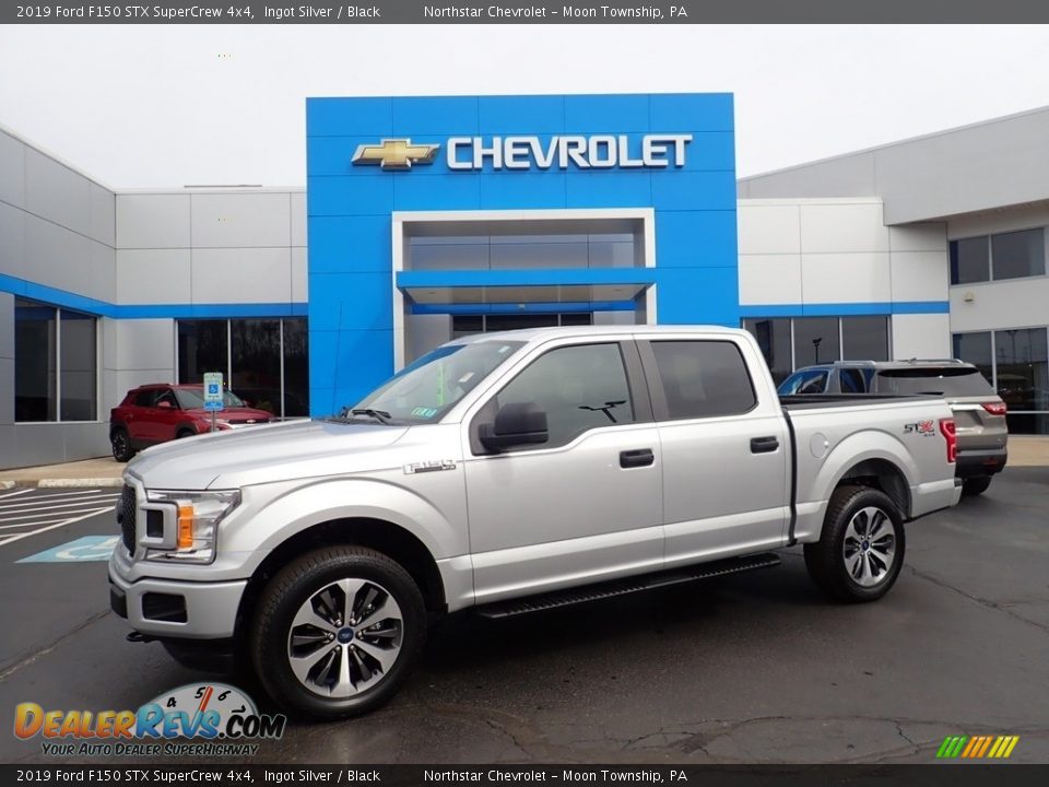 2019 Ford F150 STX SuperCrew 4x4 Ingot Silver / Black Photo #1