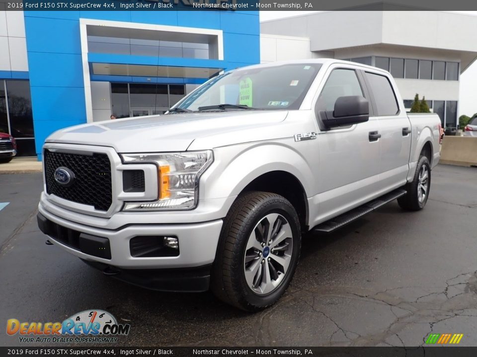 2019 Ford F150 STX SuperCrew 4x4 Ingot Silver / Black Photo #2