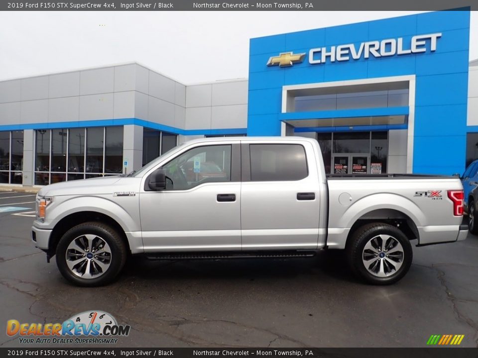 2019 Ford F150 STX SuperCrew 4x4 Ingot Silver / Black Photo #3