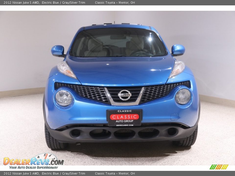 2012 Nissan Juke S AWD Electric Blue / Gray/Silver Trim Photo #2