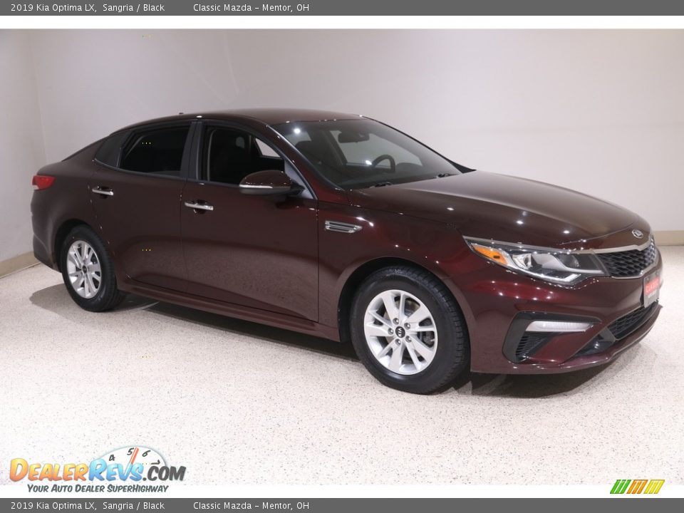 2019 Kia Optima LX Sangria / Black Photo #1