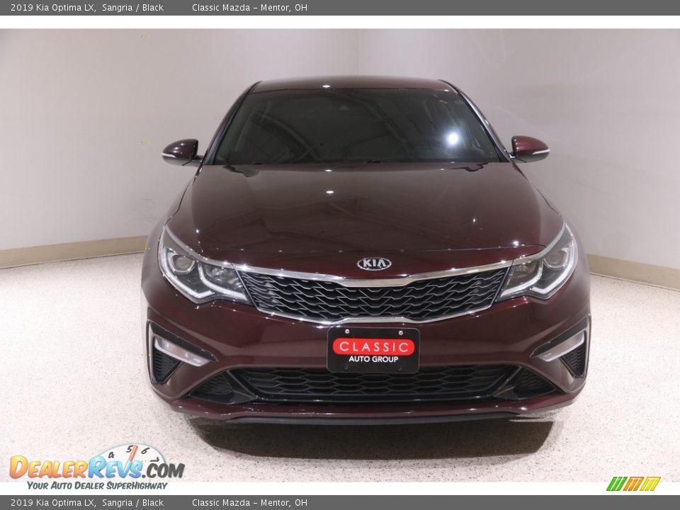 2019 Kia Optima LX Sangria / Black Photo #2