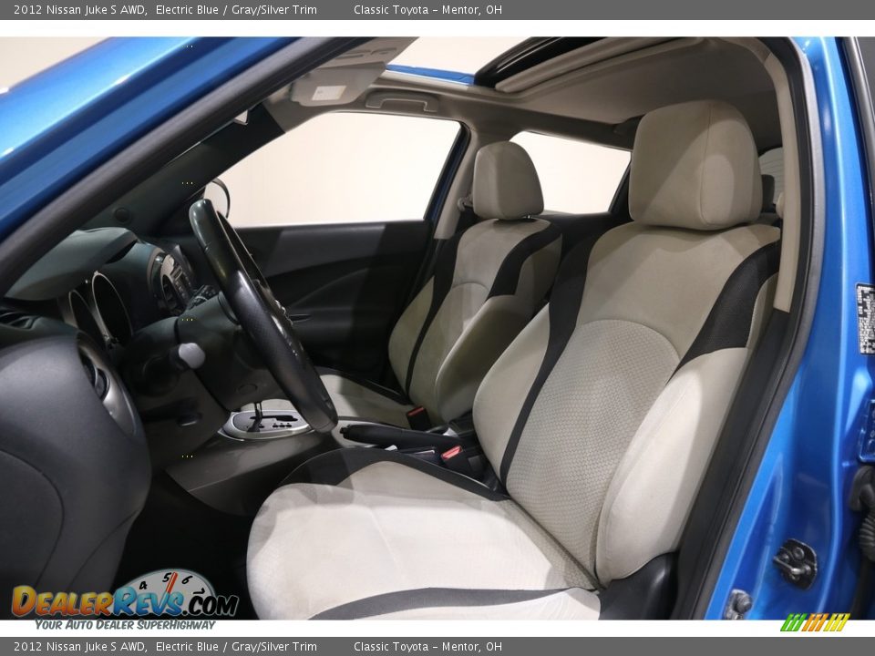 2012 Nissan Juke S AWD Electric Blue / Gray/Silver Trim Photo #5