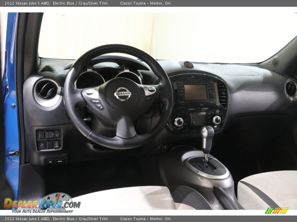 2012 Nissan Juke S AWD Electric Blue / Gray/Silver Trim Photo #6