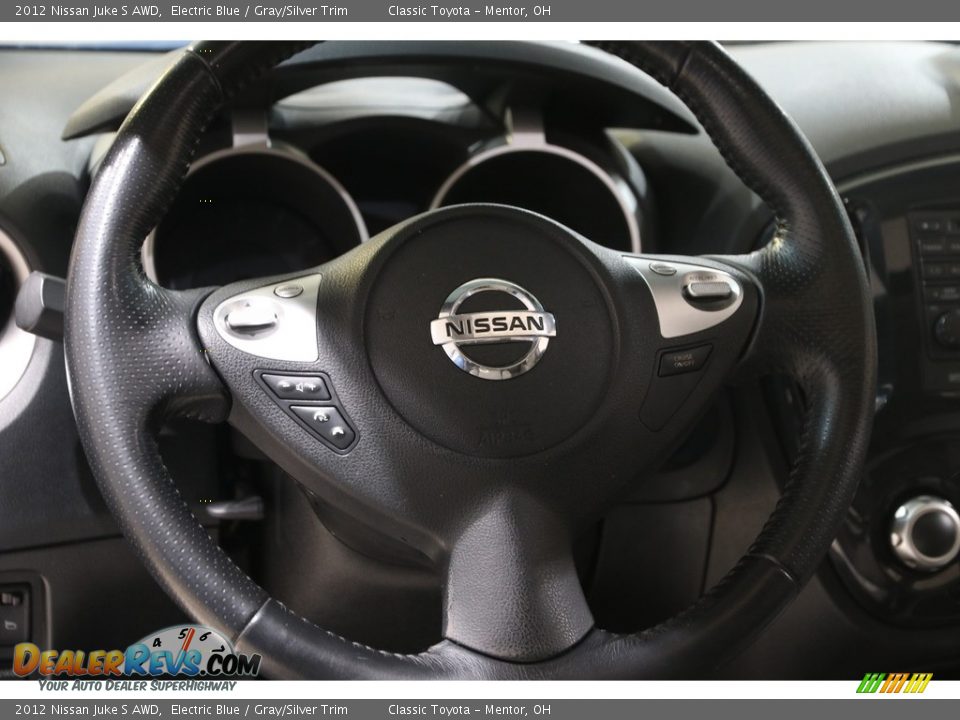 2012 Nissan Juke S AWD Electric Blue / Gray/Silver Trim Photo #7