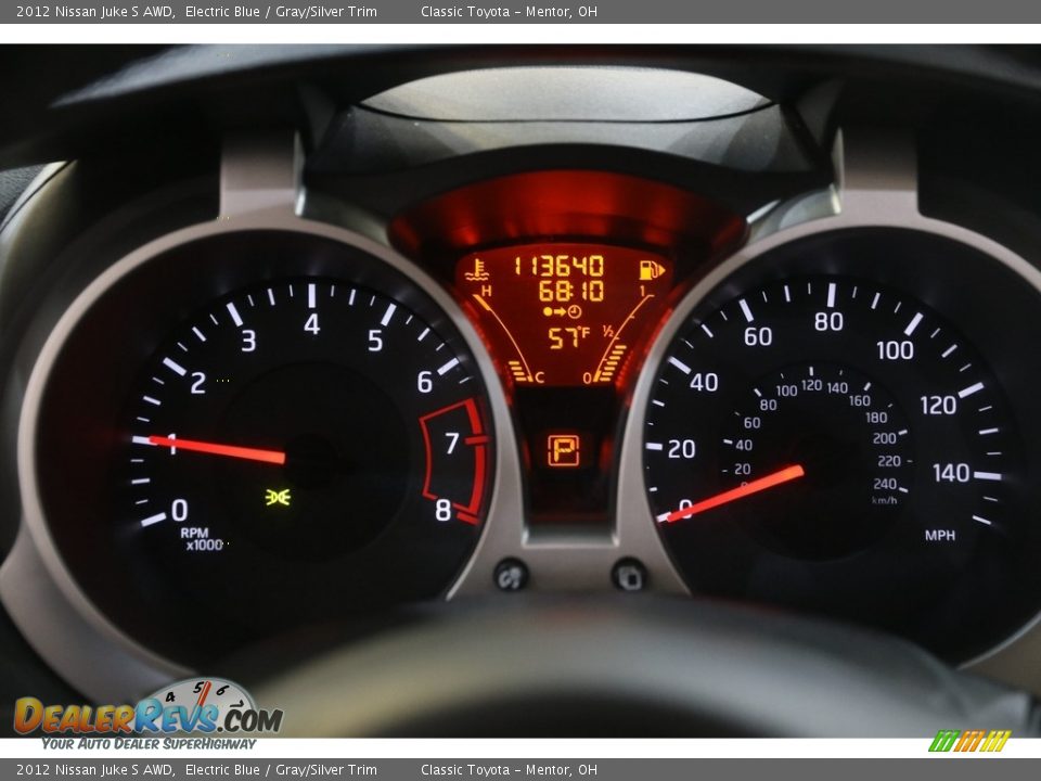 2012 Nissan Juke S AWD Electric Blue / Gray/Silver Trim Photo #8