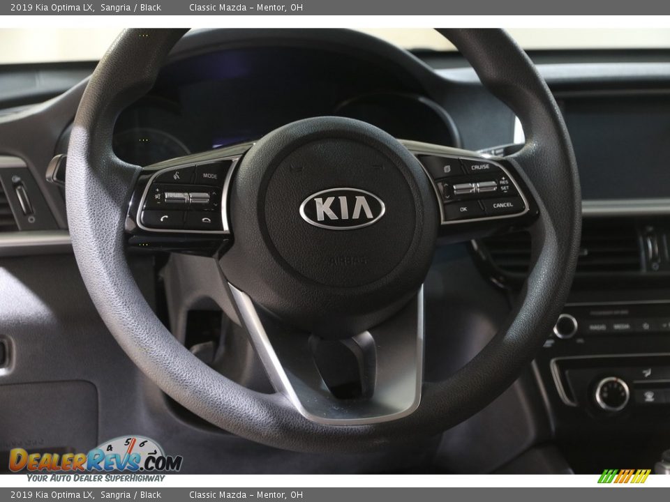 2019 Kia Optima LX Sangria / Black Photo #7