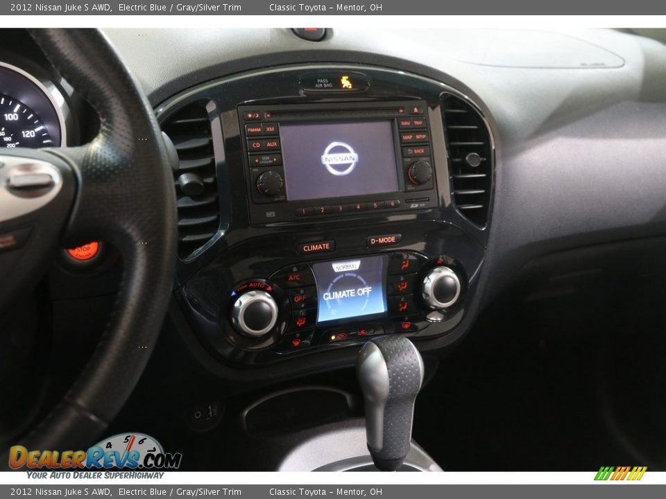 2012 Nissan Juke S AWD Electric Blue / Gray/Silver Trim Photo #9