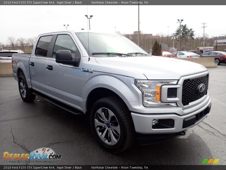 2019 Ford F150 STX SuperCrew 4x4 Ingot Silver / Black Photo #10