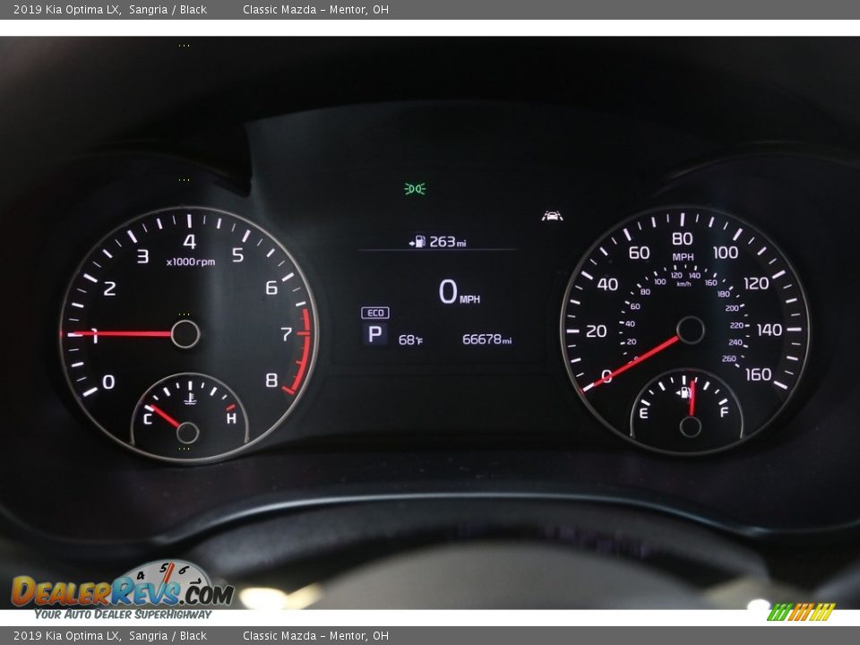 2019 Kia Optima LX Sangria / Black Photo #8