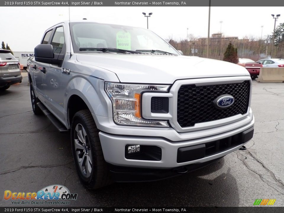 2019 Ford F150 STX SuperCrew 4x4 Ingot Silver / Black Photo #11