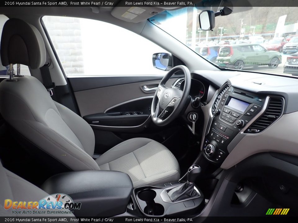 Gray Interior - 2016 Hyundai Santa Fe Sport AWD Photo #12