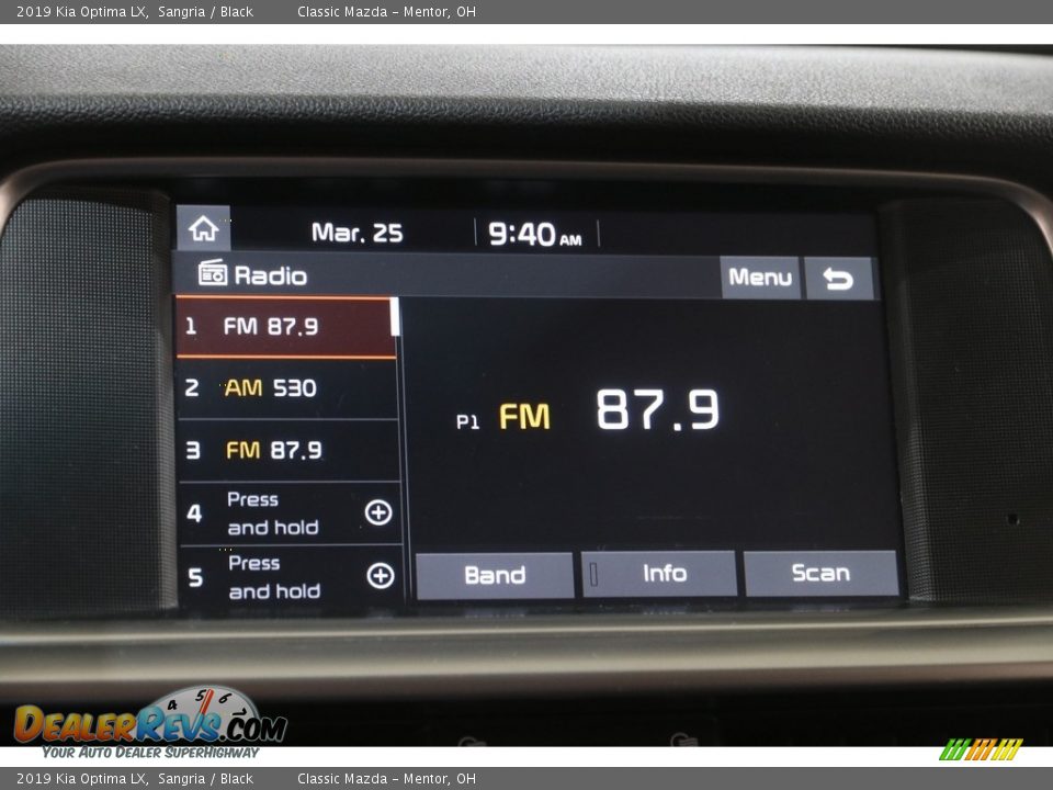 2019 Kia Optima LX Sangria / Black Photo #10