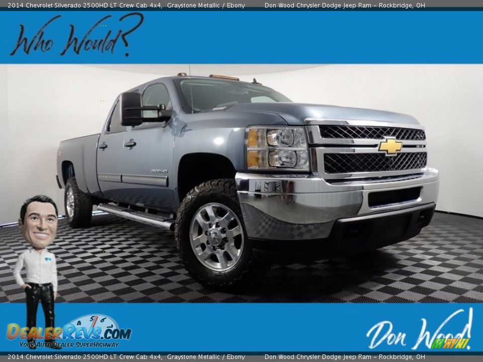 2014 Chevrolet Silverado 2500HD LT Crew Cab 4x4 Graystone Metallic / Ebony Photo #1