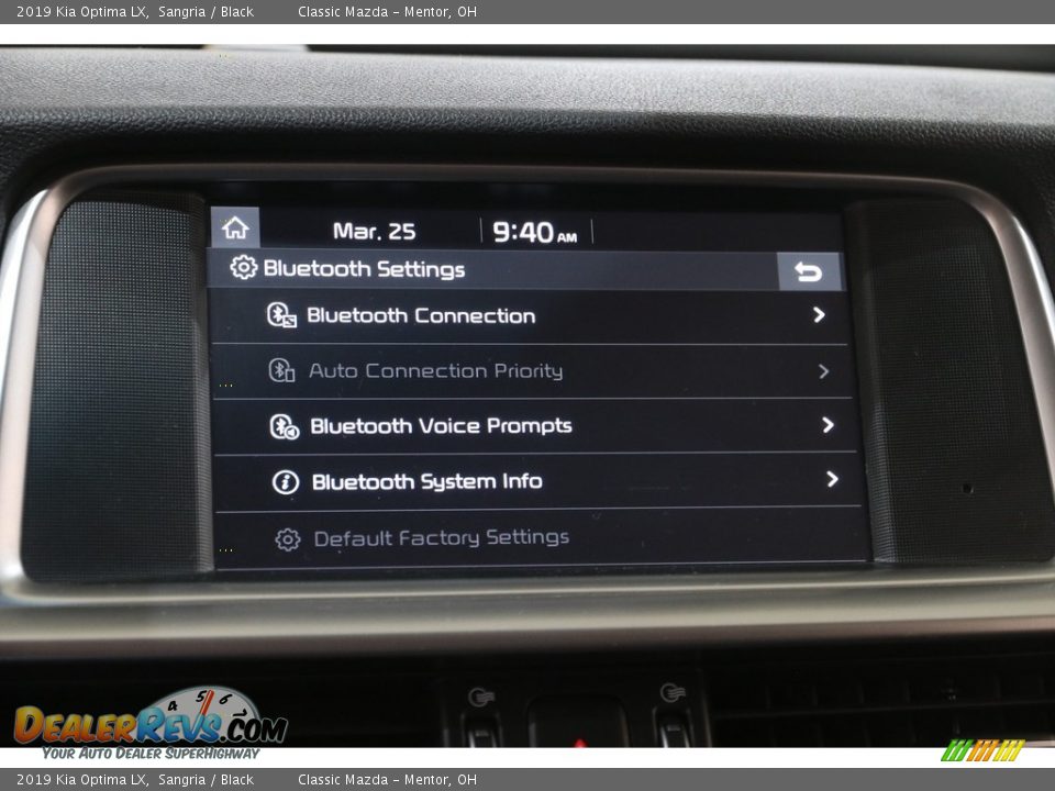 2019 Kia Optima LX Sangria / Black Photo #11