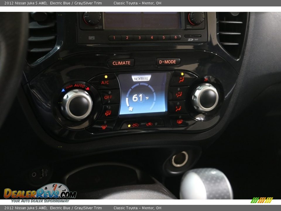 2012 Nissan Juke S AWD Electric Blue / Gray/Silver Trim Photo #13