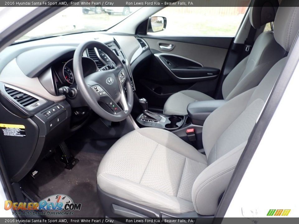 Gray Interior - 2016 Hyundai Santa Fe Sport AWD Photo #15