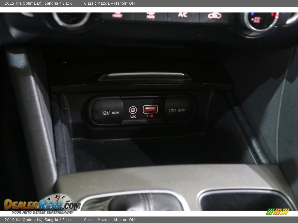 2019 Kia Optima LX Sangria / Black Photo #14