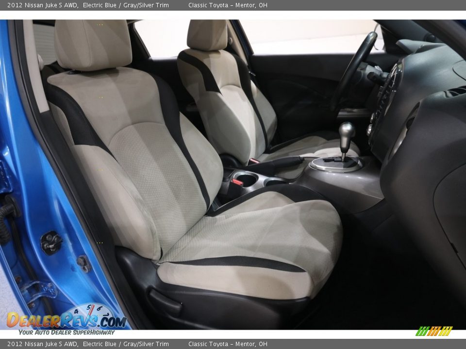 2012 Nissan Juke S AWD Electric Blue / Gray/Silver Trim Photo #16