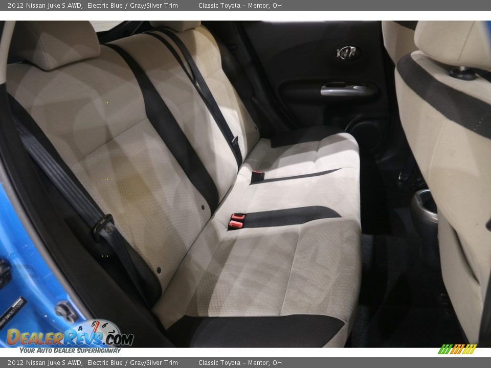 2012 Nissan Juke S AWD Electric Blue / Gray/Silver Trim Photo #17