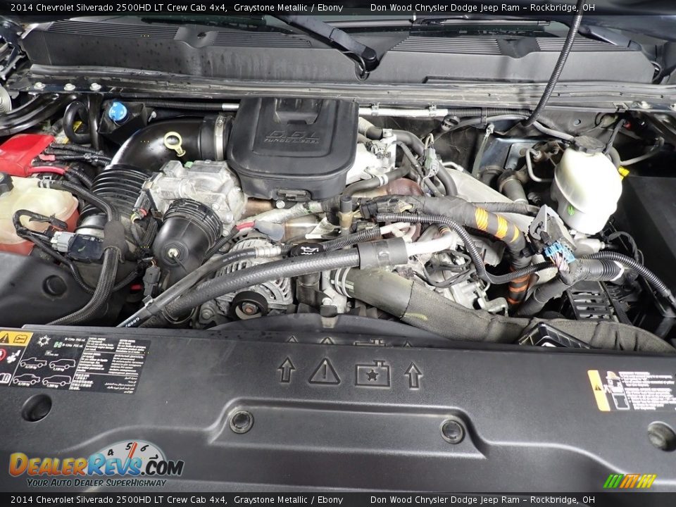 2014 Chevrolet Silverado 2500HD LT Crew Cab 4x4 Graystone Metallic / Ebony Photo #6