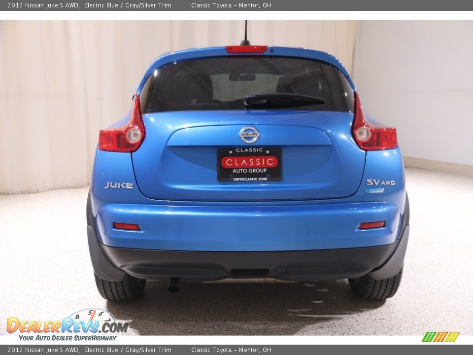 2012 Nissan Juke S AWD Electric Blue / Gray/Silver Trim Photo #19