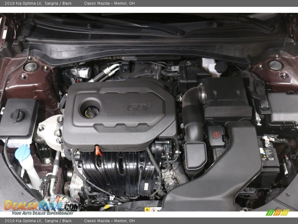 2019 Kia Optima LX Sangria / Black Photo #19