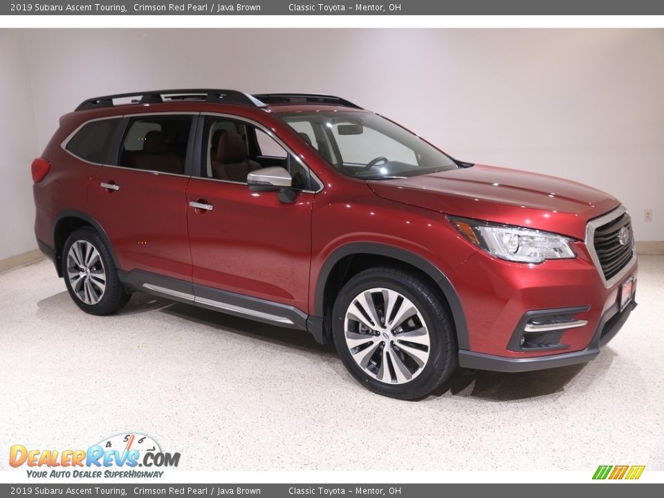 2019 Subaru Ascent Touring Crimson Red Pearl / Java Brown Photo #1