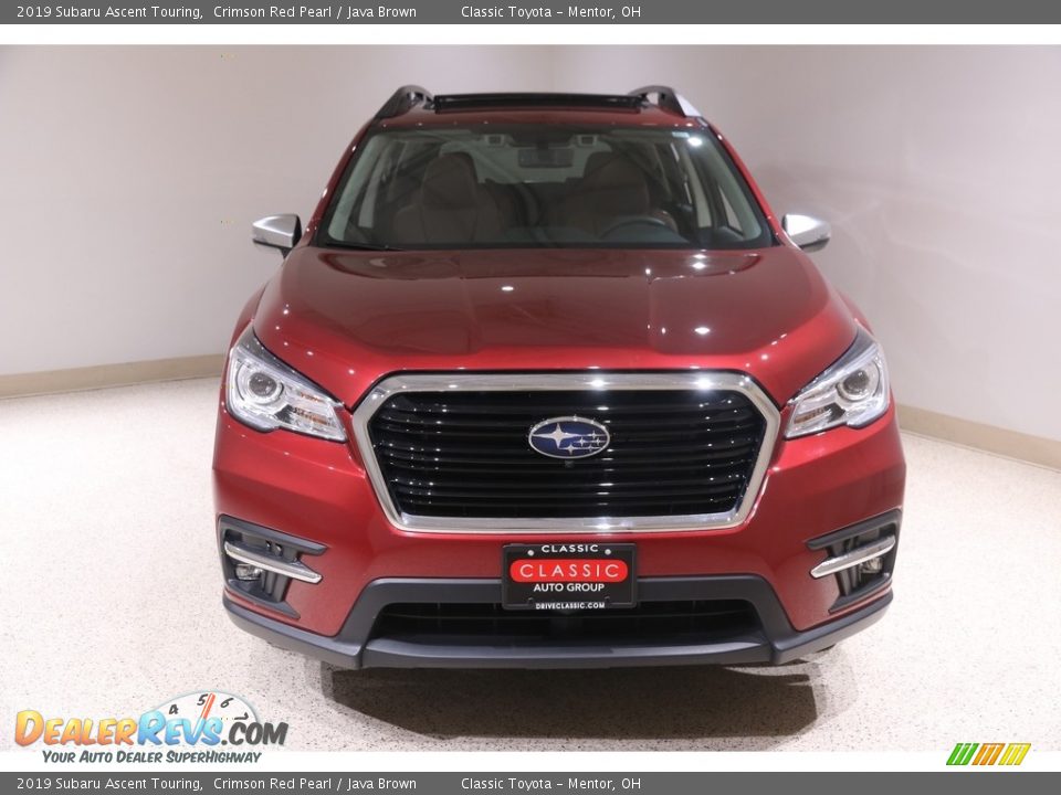 2019 Subaru Ascent Touring Crimson Red Pearl / Java Brown Photo #2