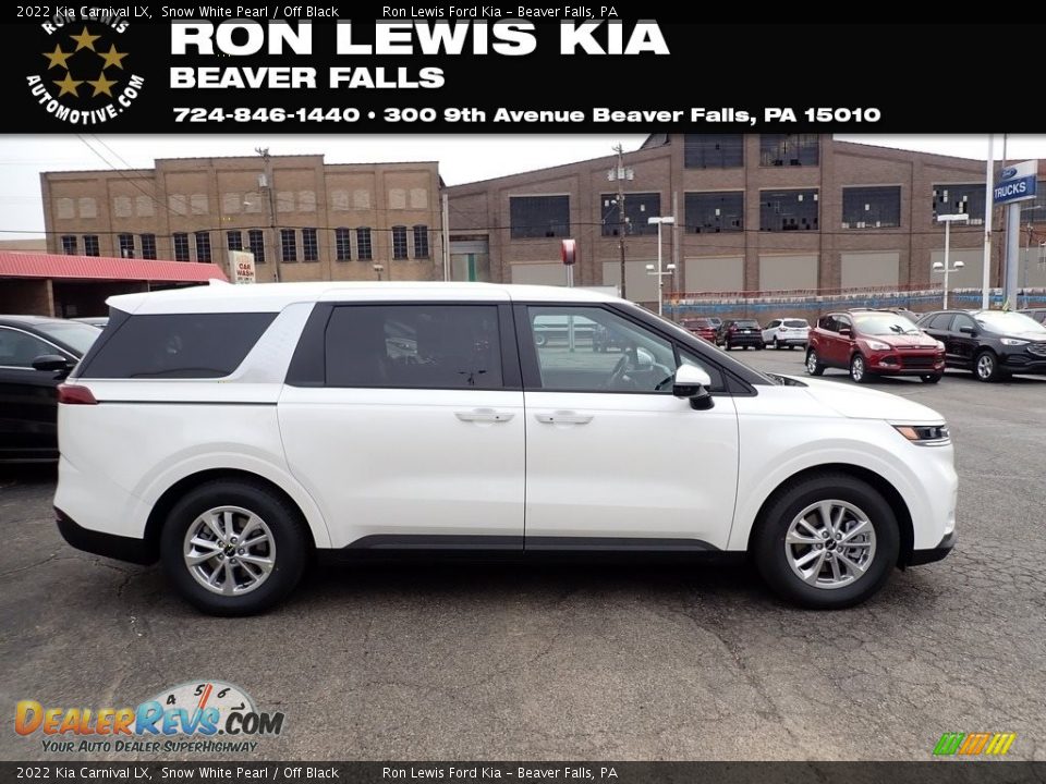 2022 Kia Carnival LX Snow White Pearl / Off Black Photo #1