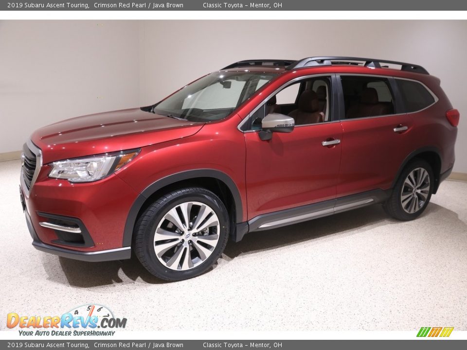 2019 Subaru Ascent Touring Crimson Red Pearl / Java Brown Photo #3