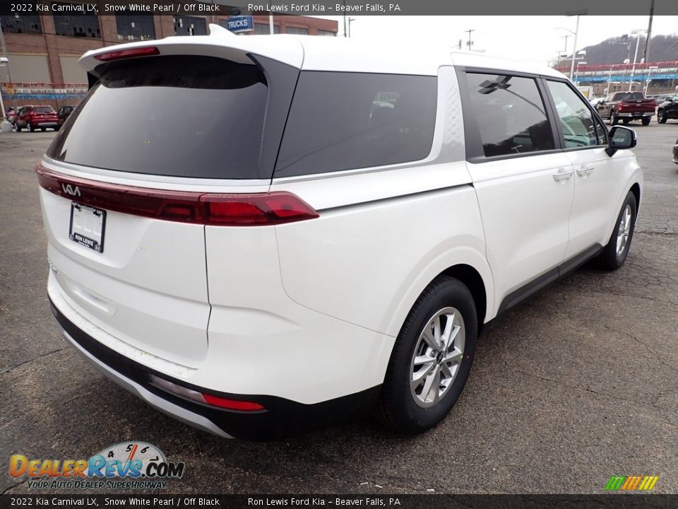 2022 Kia Carnival LX Snow White Pearl / Off Black Photo #2