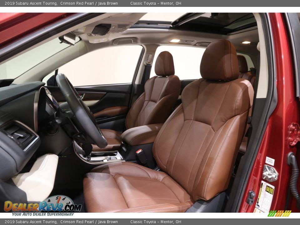 2019 Subaru Ascent Touring Crimson Red Pearl / Java Brown Photo #5