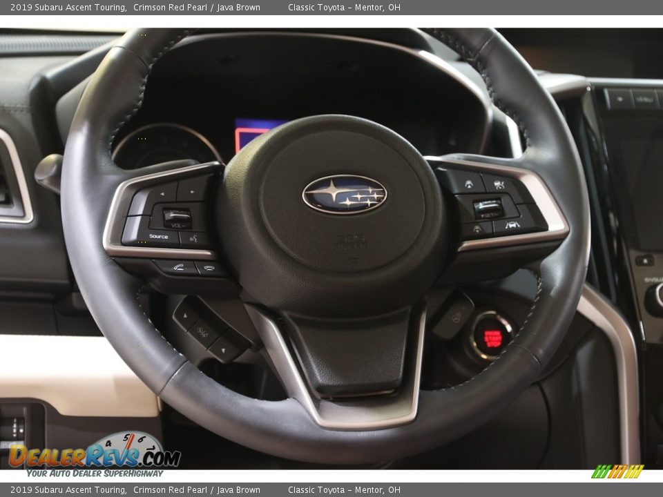 2019 Subaru Ascent Touring Crimson Red Pearl / Java Brown Photo #7