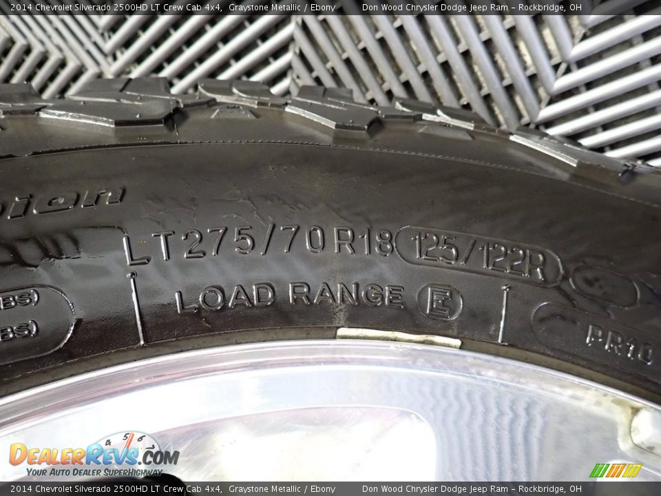 2014 Chevrolet Silverado 2500HD LT Crew Cab 4x4 Graystone Metallic / Ebony Photo #16