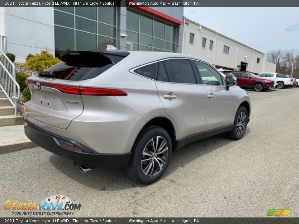 2021 Toyota Venza Hybrid LE AWD Titanium Glow / Boulder Photo #12