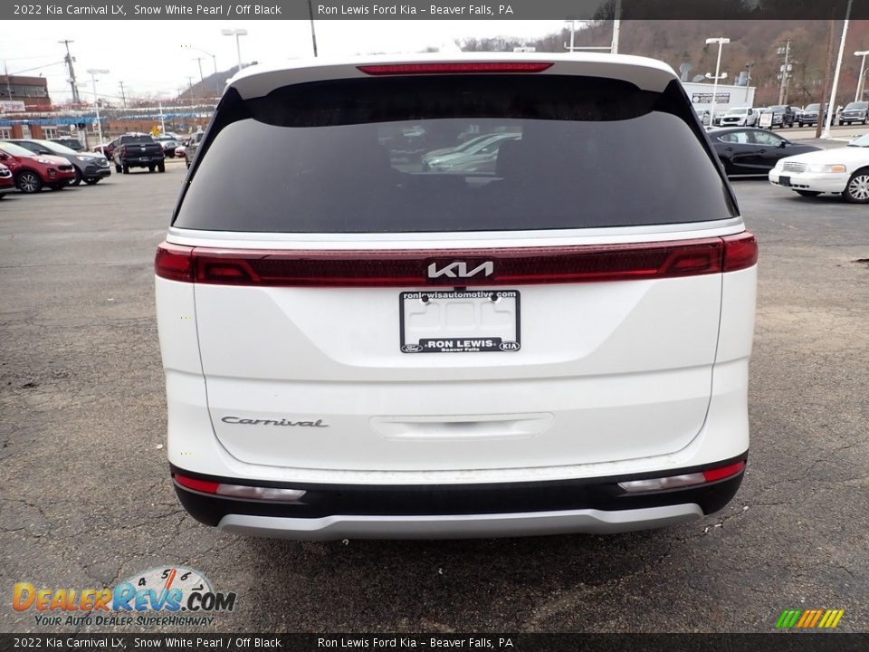 2022 Kia Carnival LX Snow White Pearl / Off Black Photo #8